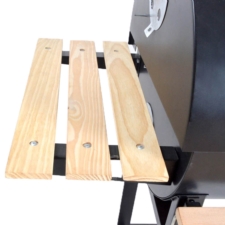 Grill węglowy ogrodowy z kółkami i pokrywą XXL