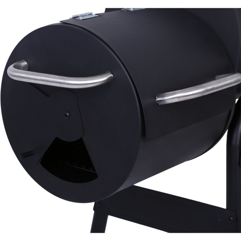 Grill węglowy ogrodowy z pokrywą z wędzarnią + Mata teflonowa