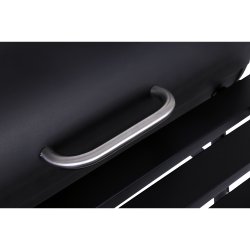 Grill węglowy ogrodowy z pokrywą z wędzarnią + Mata teflonowa