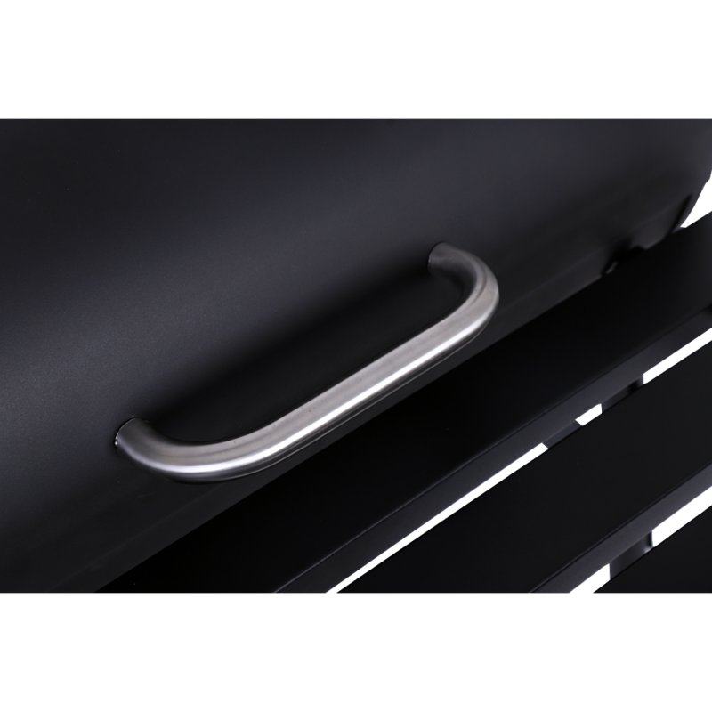 Grill węglowy ogrodowy z pokrywą z wędzarnią + Mata teflonowa