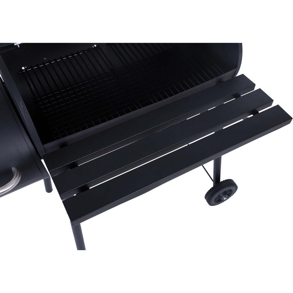 Grill węglowy ogrodowy z pokrywą z wędzarnią + Mata teflonowa