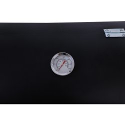 Grill węglowy ogrodowy z pokrywą z wędzarnią + Mata teflonowa