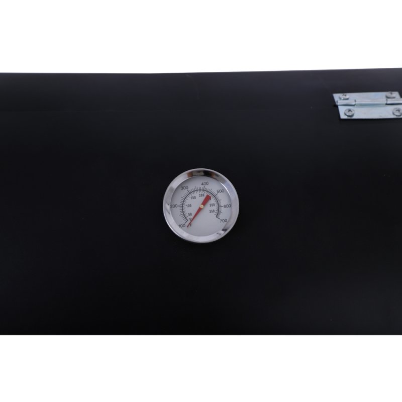 Grill węglowy ogrodowy z pokrywą z wędzarnią + Mata teflonowa