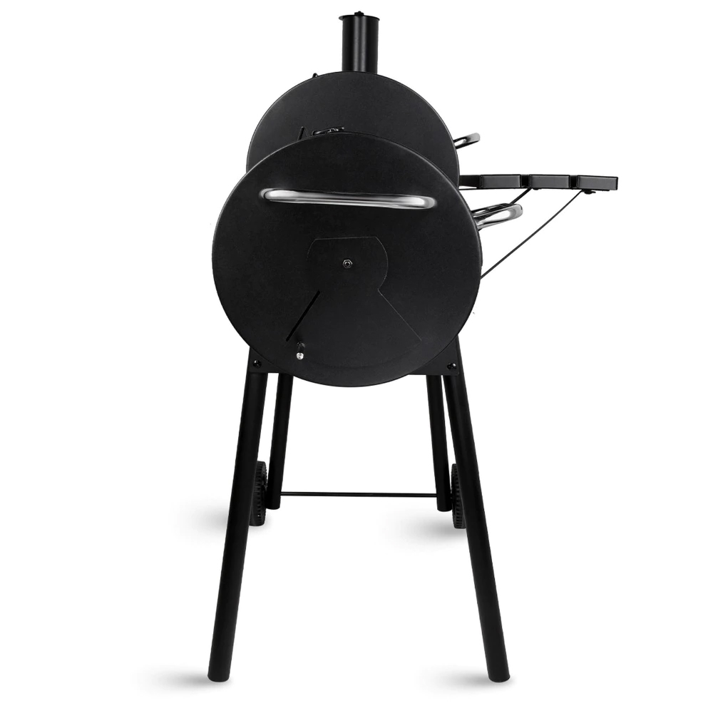 Grill węglowy ogrodowy z pokrywą z wędzarnią + Mata teflonowa