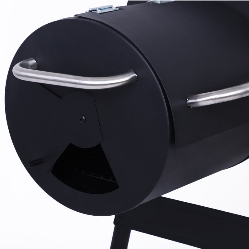 Grill węglowy ogrodowy z pokrywą z wędzarnią + Mata teflonowa