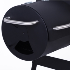 Grill węglowy ogrodowy z pokrywą z wędzarnią + Mata teflonowa