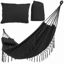 Hamak ogrodowy dwuosobowy Boho 260x100cm + Poduszka