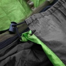 Hamak ogrodowy dwuosobowy z moskitierą Zielony