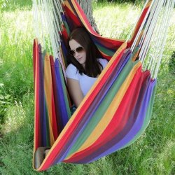 SDH112 Hamak brazylijski z poduszkami kolorowy