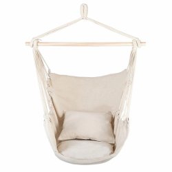 Hamak krzesło brazylijskie z poduszkami Ecru