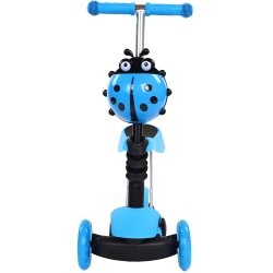 SDH175 Hulajnoga biedronka trójkołowa Niebieska