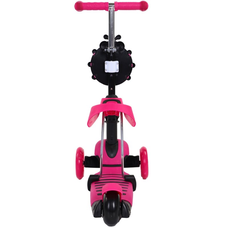 SDH176 Hulajnoga biedronka trójkołowa Różowa