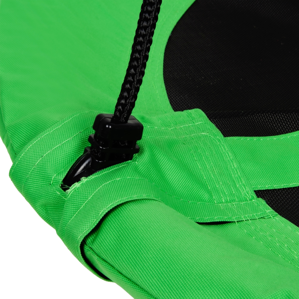 Huśtawka ogrodowa bocianie gniazdo Zielona 110cm