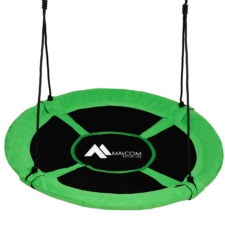 Huśtawka ogrodowa bocianie gniazdo Zielona 110cm