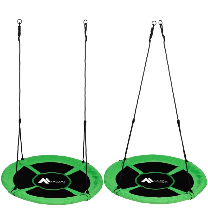 SDH122 Huśtawka bocianie gniazdo 110cm Zielona