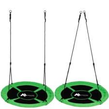 Huśtawka ogrodowa bocianie gniazdo Zielona 110cm