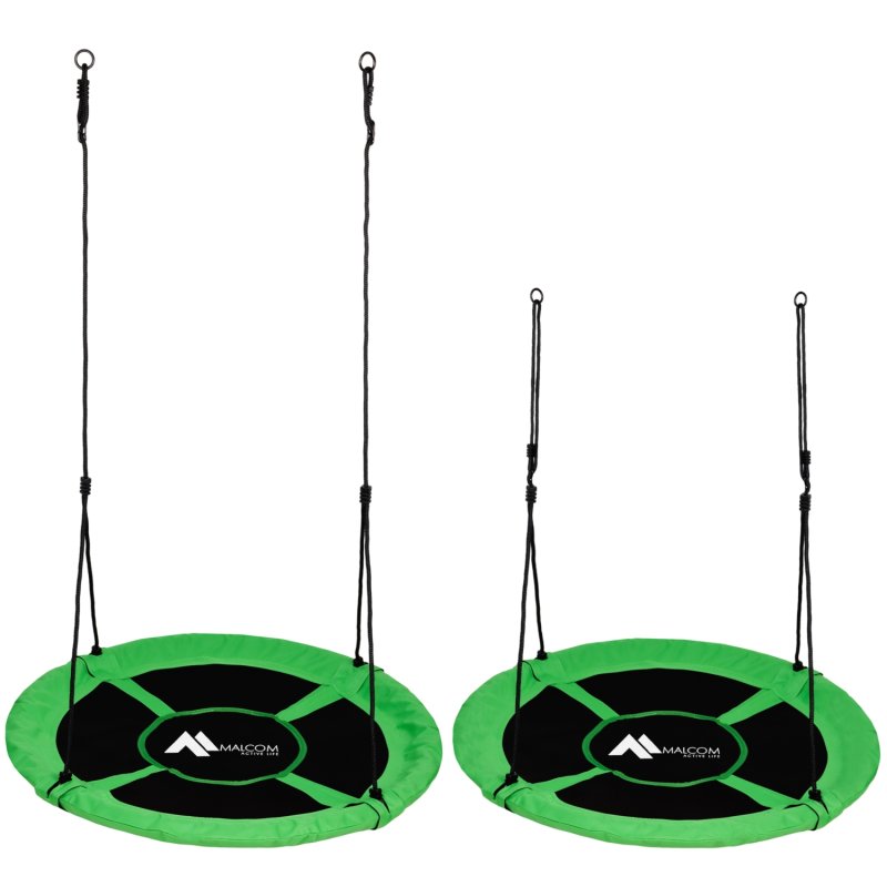 SDH122 Huśtawka bocianie gniazdo 110cm Zielona