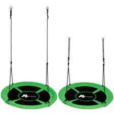 Huśtawka ogrodowa bocianie gniazdo Zielona 110cm