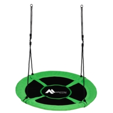 Huśtawka ogrodowa bocianie gniazdo Zielona 110cm