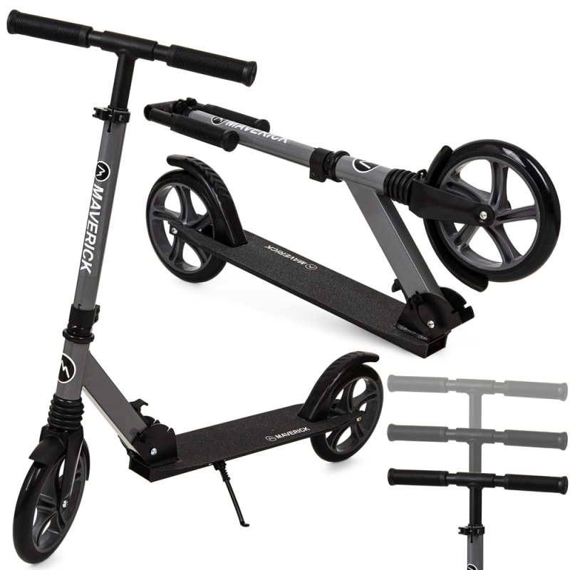 SDH160Grey Hulajnoga duża składana Szara