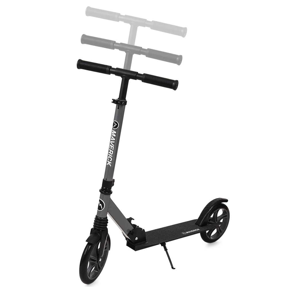 Hulajnoga składana z amortyzatorem Szara