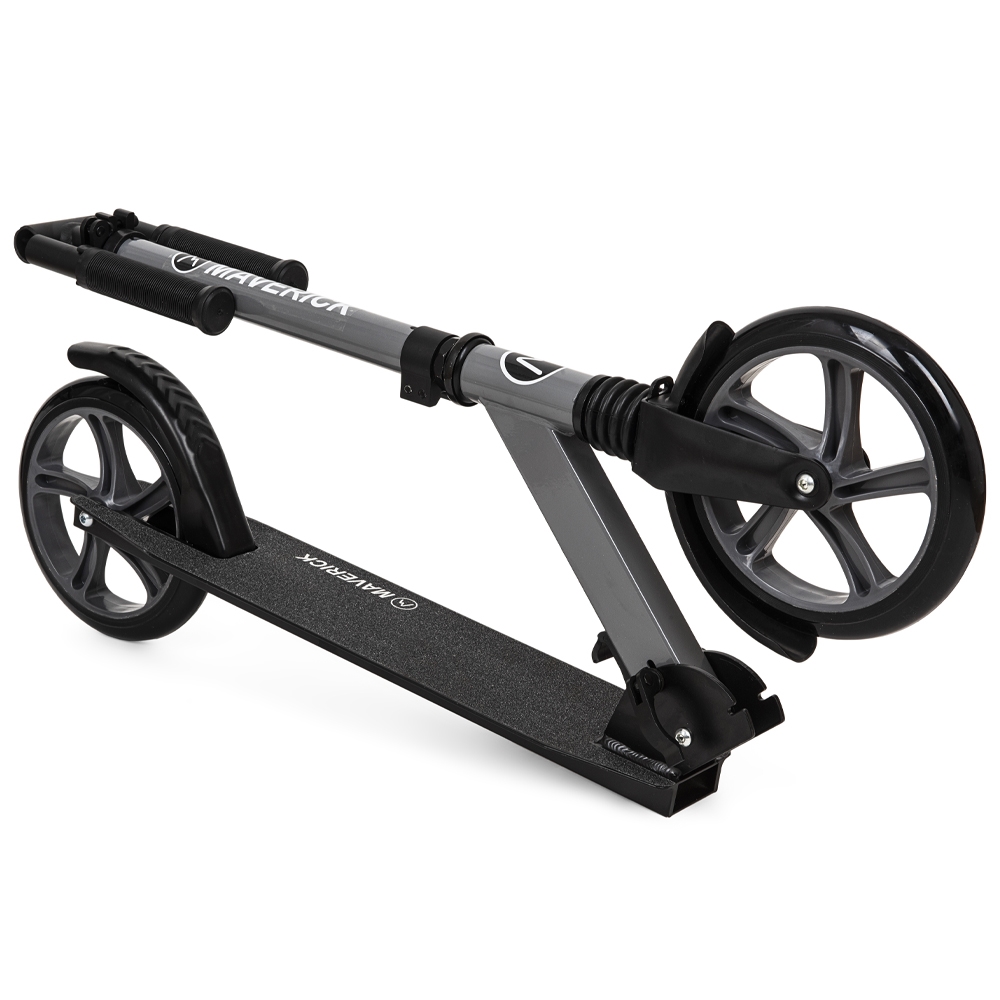 Hulajnoga składana z amortyzatorem Szara