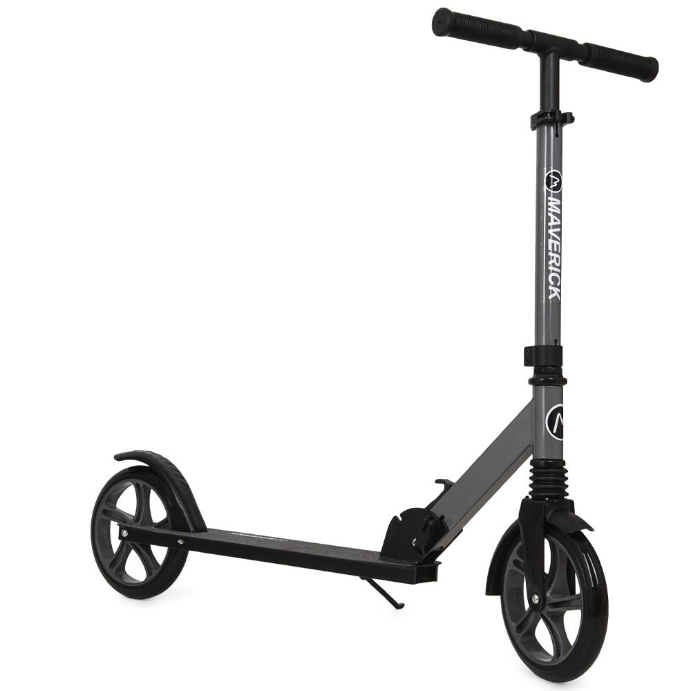 Hulajnoga składana z amortyzatorem Szara