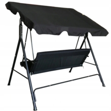 Huśtawka ogrodowa 3-osobowa z daszkiem + 2 Poduszki