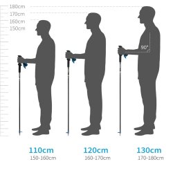 Kijki do chodzenia nordic walking trekkingowe 2szt