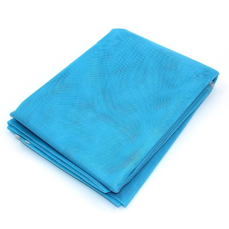 Koc mata plażowa Sand Free 200x200cm Niebieska