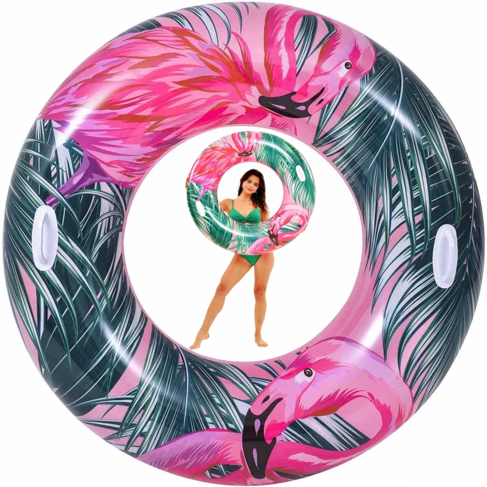 Koło do pływania dmuchane Flaming i Tucan 115cm