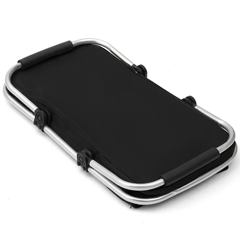 Koszyk piknikowy termiczny składany Czarny