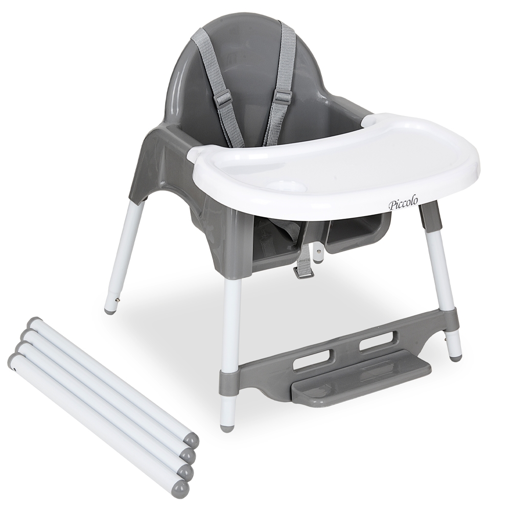 Krzesełko do karmienia Ciemny Szary