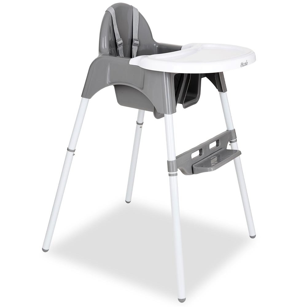 Krzesełko do karmienia Ciemny Szary