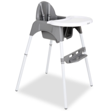 Krzesełko do karmienia Ciemny Szary