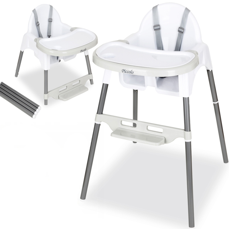 Krzesłko do karmienia Jasny Szary