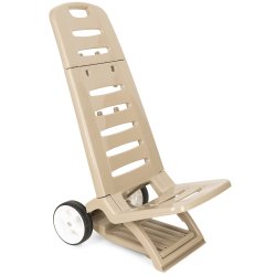 Krzesło plażowe z funkcją wózka
