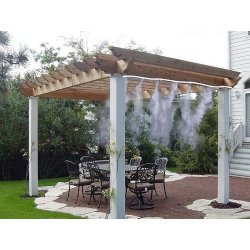 Kurtyna wodna ogrodowa 10m + 10 dysz