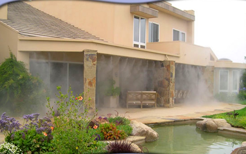 Kurtyna wodna ogrodowa zraszacz 10m + 10 dysz