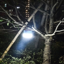 Lampa solarna kempingowa LED + Powerbank USB + Pilot