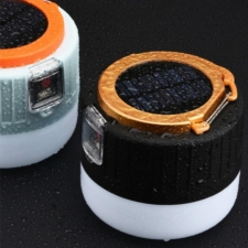 Lampa solarna kempingowa LED + Powerbank USB + Pilot