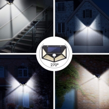 Lampa naścienna solarna z czujnikiem 100LED 100W