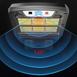Lampa solarna naścienna LED 300W + Uchwyt + Pilot