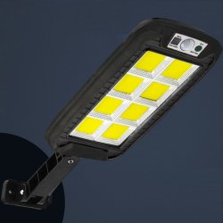 Lampa solarna naścienna LED 600W + Uchwyt + Pilot
