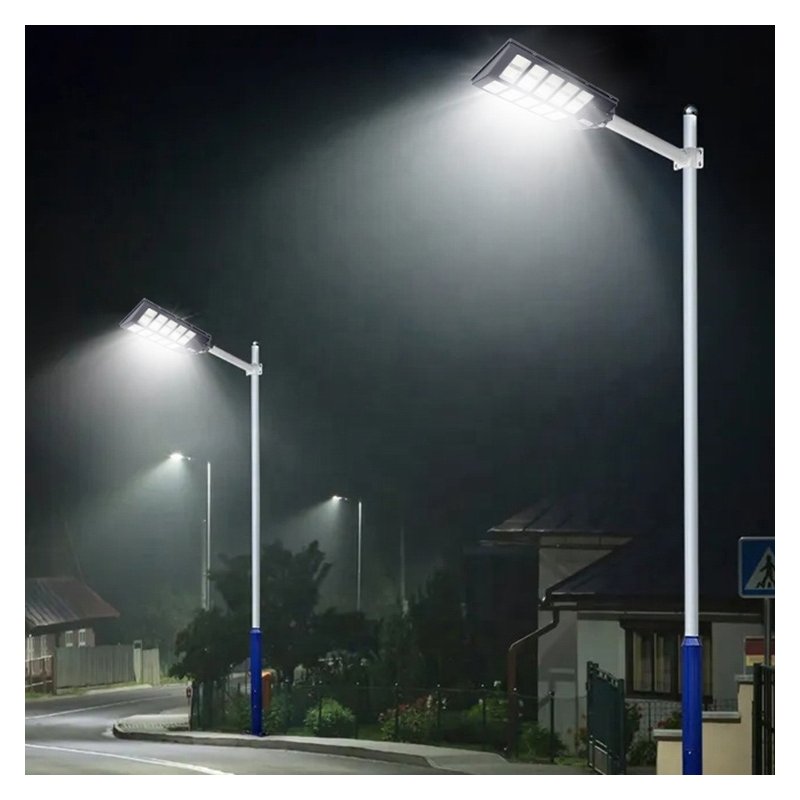 Lampa solarna naścienna LED 500W XXXL