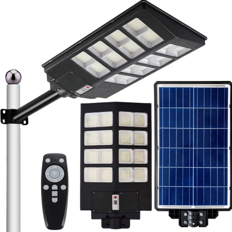 Lampa solarna naścienna LED 600W 69x34cm