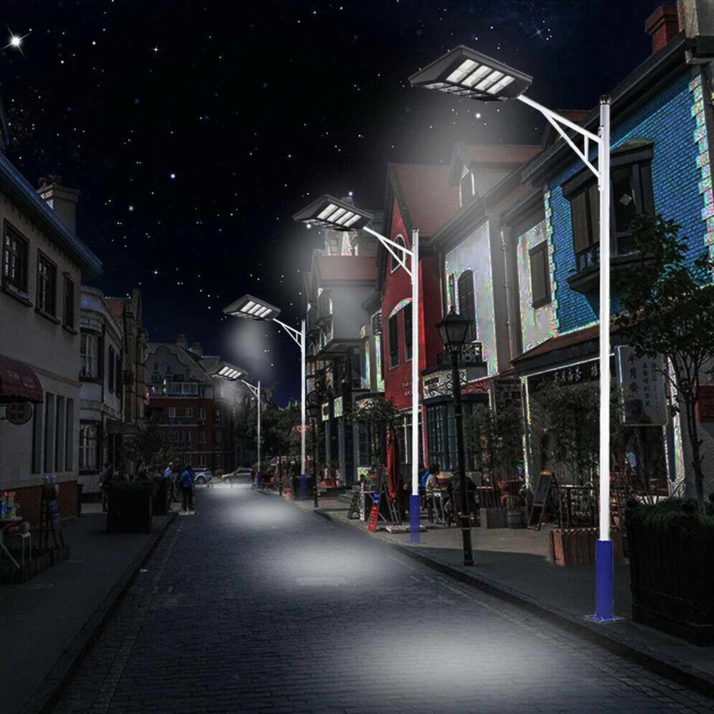 Lampa solarna naścienna LED 600W 69x34cm