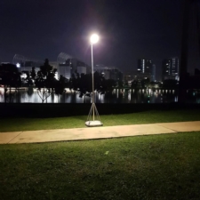 Lampa solarna naścienna LED 600W 69x34cm