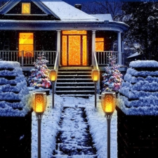 Lampa solarna Pochodnia z płomieniem LED 6 sztuk