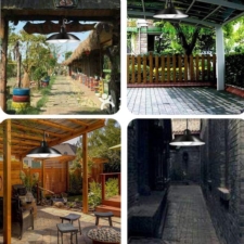 Lampa solarna wisząca żyrandol 30LED + Pilot